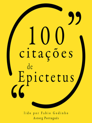 cover image of 100 citações de Epicteto
